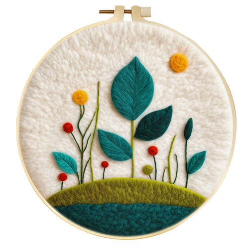 Needle Felting Pianta che Mette Radici