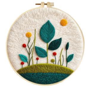 Needle Felting Pianta che Mette Radici