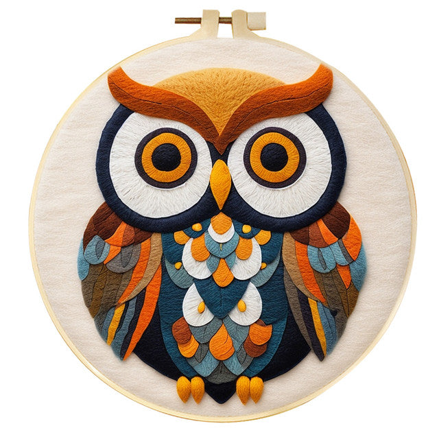 Needle Felting Gufo Splendido