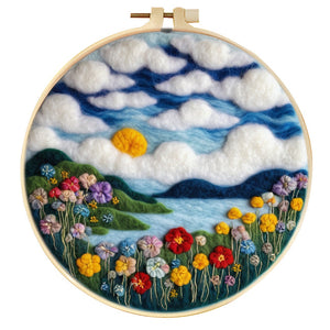 Needle Felting Fiori sulla Costa