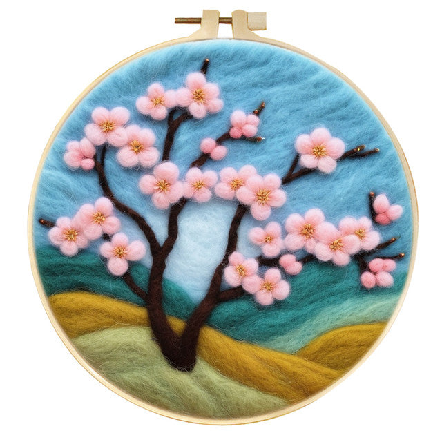 Needle Felting Albero di ciliegio