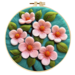 Needle Felting Fiori di ciliegio