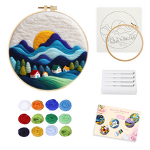 Carica l&#39;immagine nel visualizzatore di Gallery, Needle Felting Monte Blu