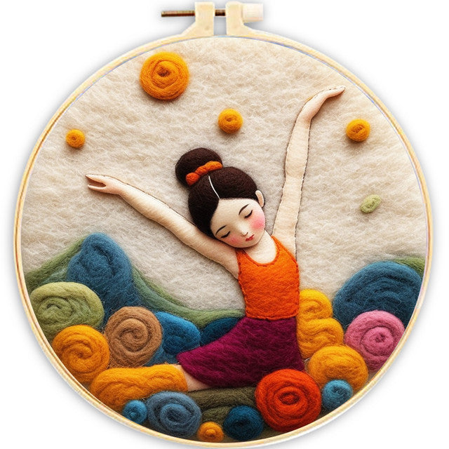 Needle Felting Yoga
