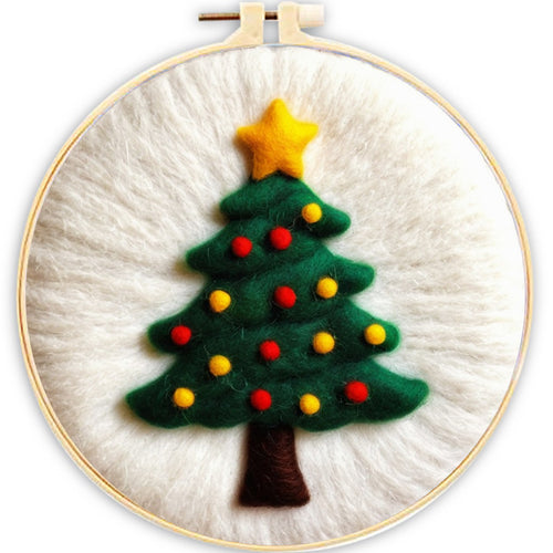 Needle Felting L'albero di Natale