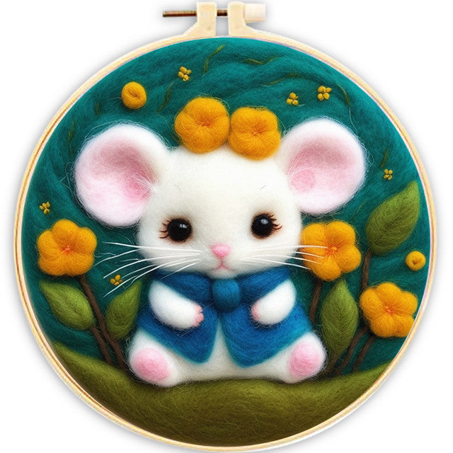 Needle Felting Topo Carino