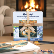 Carica l'immagine nel visualizzatore di Gallery, Mini Kit da Dipingere con i Numeri 20x20cm con cornice - Viale Fiorito a Capri