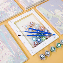 Carica l&#39;immagine nel visualizzatore di Gallery, Mini Set Dipingere con i numeri 15x20cm (6 pezzi) - Sogni Mediterranei