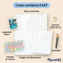 Carica l'immagine nel visualizzatore di Gallery, Dipingere con i numeri - Strada Nel Bosco