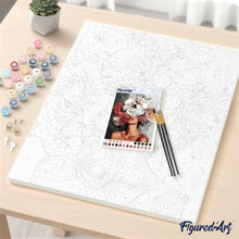 Carica l'immagine nel visualizzatore di Gallery, Dipingere con i numeri - Piccole Rose