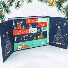Carica l&#39;immagine nel visualizzatore di Gallery, Dipingere con i Numeri Calendario dell&#39;Avvento 2025 - Buon Natale (Blu - 12 scatole)