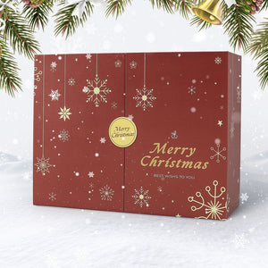 Dipingere con i Numeri Calendario dell'Avvento 2025 - Buon Natale (Rosso - 12 scatole)