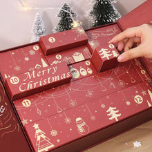 Carica l&#39;immagine nel visualizzatore di Gallery, Dipingere con i Numeri Calendario dell&#39;Avvento 2025 - Buon Natale (Rosso - 12 scatole)