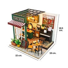 Carica l&#39;immagine nel visualizzatore di Gallery, Casa in Miniatura 3D - Caffè del Pomeriggio