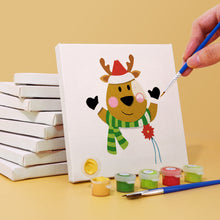 Carica l&#39;immagine nel visualizzatore di Gallery, Mini Set Dipingere con i numeri 15x15cm (9 pezzi) - Personaggi Carini di Natale