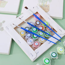 Carica l&#39;immagine nel visualizzatore di Gallery, Mini Set Dipingere con i numeri 15x15cm (9 pezzi) - Piante