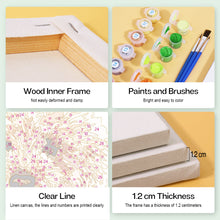 Carica l&#39;immagine nel visualizzatore di Gallery, Mini Set Dipingere con i numeri 15x15cm (6 pezzi) - Cani Carini