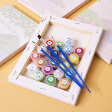 Carica l&#39;immagine nel visualizzatore di Gallery, Mini Set Dipingere con i numeri 15x20cm (4 pezzi) - 4 Stagioni