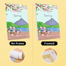 Carica l&#39;immagine nel visualizzatore di Gallery, Mini Set Dipingere con i numeri 15x20cm (4 pezzi) - 4 Stagioni