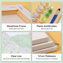 Carica l&#39;immagine nel visualizzatore di Gallery, Mini Set Dipingere con i numeri 15x20cm (4 pezzi) - 4 Stagioni
