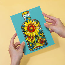 Carica l&#39;immagine nel visualizzatore di Gallery, Mini Set Dipingere con i numeri 15x20cm (6 pezzi) - Bottiglie Magiche
