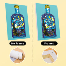 Carica l&#39;immagine nel visualizzatore di Gallery, Mini Set Dipingere con i numeri 15x20cm (6 pezzi) - Bottiglie Magiche