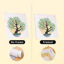 Carica l&#39;immagine nel visualizzatore di Gallery, Mini Set Dipingere con i numeri 15x15cm (6 pezzi) - Bonsai