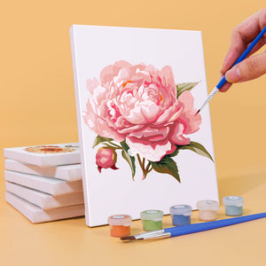 Mini Set Dipingere con i numeri 15x20cm (6 pezzi) - Stampe Botaniche