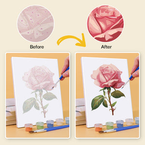 Mini Set Dipingere con i numeri 15x20cm (6 pezzi) - Stampe Botaniche