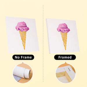 Mini Set Dipingere con i numeri 15x15cm (6 pezzi) - Serie Dolci Dessert 3