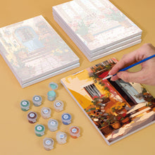 Carica l&#39;immagine nel visualizzatore di Gallery, Mini Set Dipingere con i numeri 15x20cm (6 pezzi) - Ingressi Fioriti