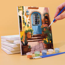 Carica l&#39;immagine nel visualizzatore di Gallery, Mini Set Dipingere con i numeri 15x20cm (6 pezzi) - Ingressi Fioriti