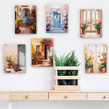 Carica l&#39;immagine nel visualizzatore di Gallery, Mini Set Dipingere con i numeri 15x20cm (6 pezzi) - Ingressi Fioriti
