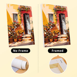 Mini Set Dipingere con i numeri 15x20cm (6 pezzi) - Ingressi Fioriti