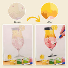 Carica l&#39;immagine nel visualizzatore di Gallery, Mini Set Dipingere con i numeri 15x15cm (6 pezzi) - Cocktail