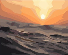 Carica l'immagine nel visualizzatore di Gallery, Dipingere con i numeri - Tramonto Nel Deserto