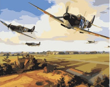 Carica l'immagine nel visualizzatore di Gallery, Dipingere con i numeri - Combattimenti Aerei