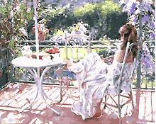 Carica l'immagine nel visualizzatore di Gallery, Dipingere con i numeri - Riposo In Giardino