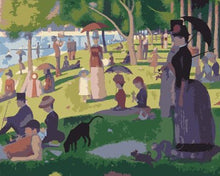 Carica l'immagine nel visualizzatore di Gallery, Dipingere con i numeri - Georges Seurat - Una Domenica pomeriggio nell'isola della Grande Jatte