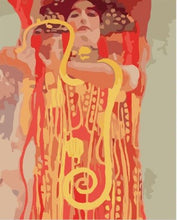 Carica l'immagine nel visualizzatore di Gallery, Dipingere con i numeri - Gustav Klimt - Donna con serpente