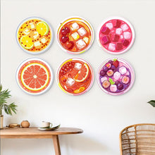 Carica l'immagine nel visualizzatore di Gallery, Mini Set Dipingere con i Numeri - Dischi di Ø20cm (6 pezzi) - Un assaggio d'estate