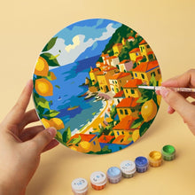 Carica l'immagine nel visualizzatore di Gallery, Mini Set Dipingere con i Numeri - Dischi di Ø20cm (6 pezzi) - Fuga nella Dolce Vita