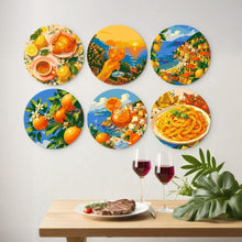 Carica l'immagine nel visualizzatore di Gallery, Mini Set Dipingere con i Numeri - Dischi di Ø20cm (6 pezzi) - Fuga nella Dolce Vita