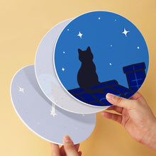 Carica l'immagine nel visualizzatore di Gallery, Mini Set Dipingere con i Numeri - Dischi di Ø20cm (6 pezzi) - Sogni al chiaro di luna