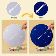 Carica l'immagine nel visualizzatore di Gallery, Mini Set Dipingere con i Numeri - Dischi di Ø20cm (6 pezzi) - Sogni al chiaro di luna