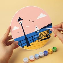 Carica l'immagine nel visualizzatore di Gallery, Mini Set Dipingere con i Numeri - Dischi di Ø20cm (6 pezzi) - Luoghi da Esplorare