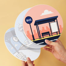 Carica l'immagine nel visualizzatore di Gallery, Mini Set Dipingere con i Numeri - Dischi di Ø20cm (6 pezzi) - Luoghi da Esplorare