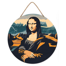 Carica l&#39;immagine nel visualizzatore di Gallery, Dipingere con i Numeri su Disco di Legno - Monnalisa La Gioconda