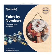 Carica l&#39;immagine nel visualizzatore di Gallery, Dipingere con i Numeri su Disco di Legno - Bellezza Dietro i Fiori