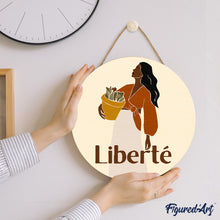 Carica l&#39;immagine nel visualizzatore di Gallery, Dipingere con i Numeri su Disco di Legno - Libertà